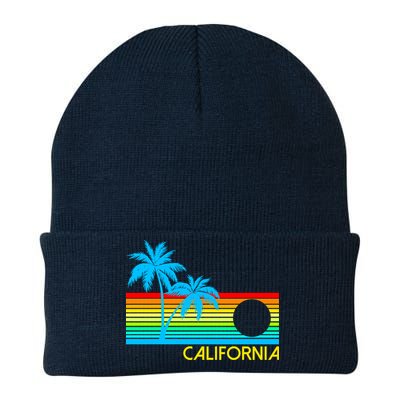 Retro California Logo Knit Cap Winter Beanie