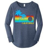 Retro California Logo Women's Perfect Tri Tunic Long Sleeve Shirt