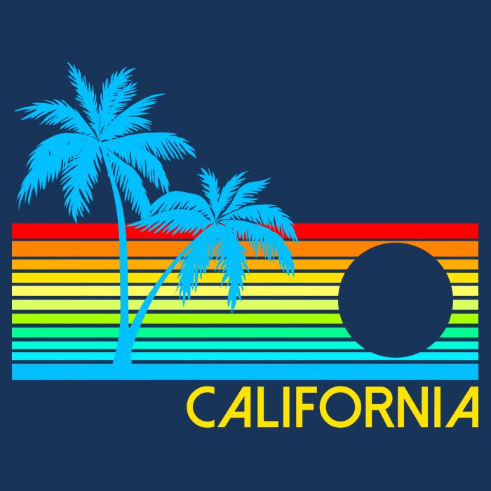 Retro California Logo 16 in Basic Backpack