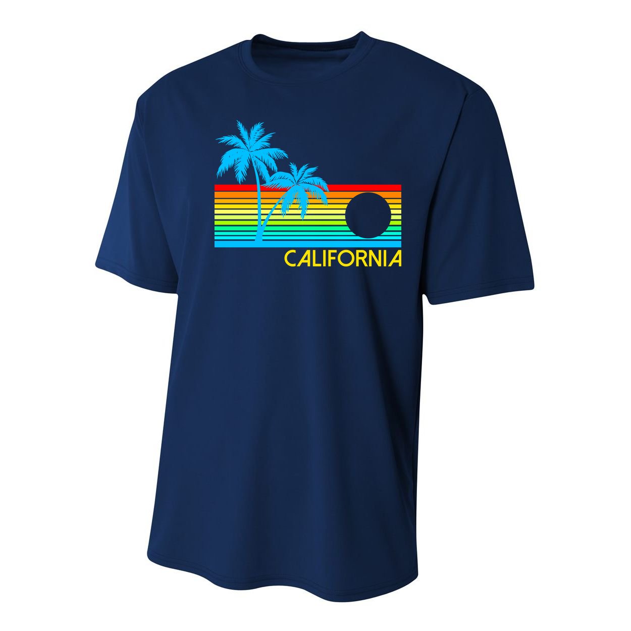 Retro California Logo Youth Performance Sprint T-Shirt