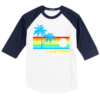 Retro California Logo Baseball Sleeve Shirt