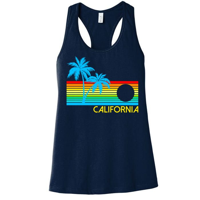 Retro California Logo Women's Racerback Tank