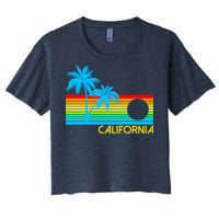 Retro California Logo Women's Crop Top Tee