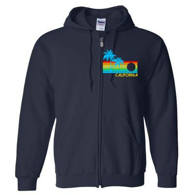 Retro California Logo Full Zip Hoodie