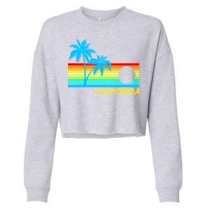 Retro California Logo Cropped Pullover Crew