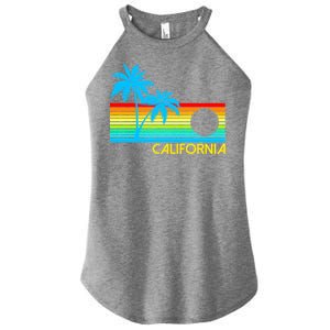 Retro California Logo Women's Perfect Tri Rocker Tank