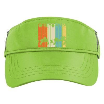 Retro California Palms Adult Drive Performance Visor