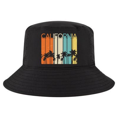 Retro California Palms Cool Comfort Performance Bucket Hat