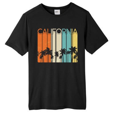 Retro California Palms Tall Fusion ChromaSoft Performance T-Shirt