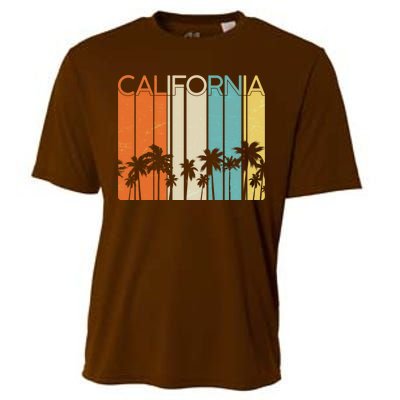 Retro California Palms Cooling Performance Crew T-Shirt