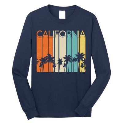 Retro California Palms Long Sleeve Shirt