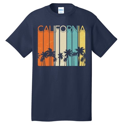 Retro California Palms Tall T-Shirt