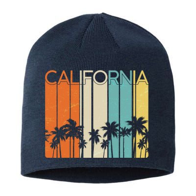 Retro California Palms Sustainable Beanie