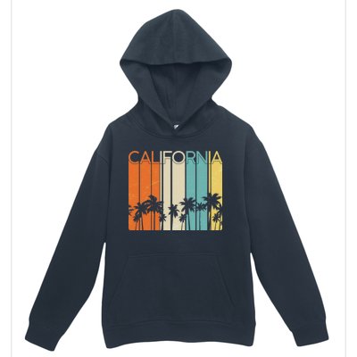 Retro California Palms Urban Pullover Hoodie