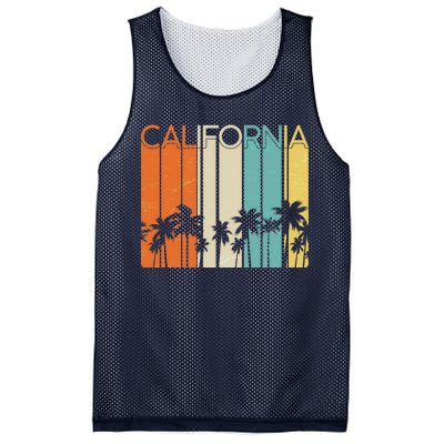 Retro California Palms Mesh Reversible Basketball Jersey Tank