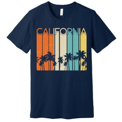 Retro California Palms Premium T-Shirt