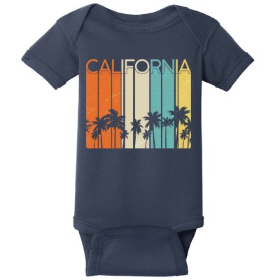 Retro California Palms Baby Bodysuit