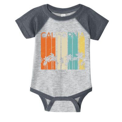 Retro California Palms Infant Baby Jersey Bodysuit