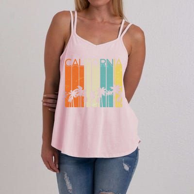 Retro California Palms Women's Strappy Tank