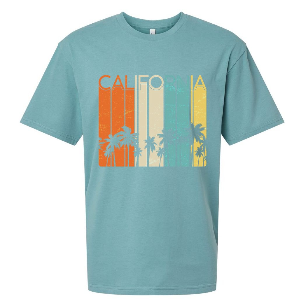 Retro California Palms Sueded Cloud Jersey T-Shirt