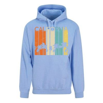 Retro California Palms Unisex Surf Hoodie