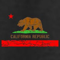 Retro California Republic Flag Adult Drive Performance Visor