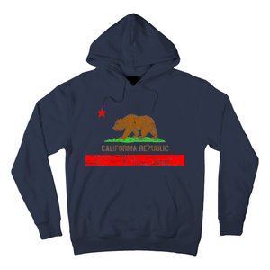 Retro California Republic Flag Hoodie