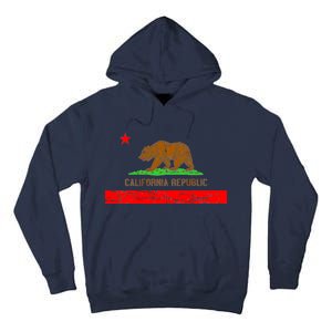 Retro California Republic Flag Tall Hoodie