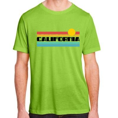 Retro California Stripe Logo Adult ChromaSoft Performance T-Shirt