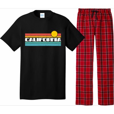 Retro California Stripe Logo Pajama Set