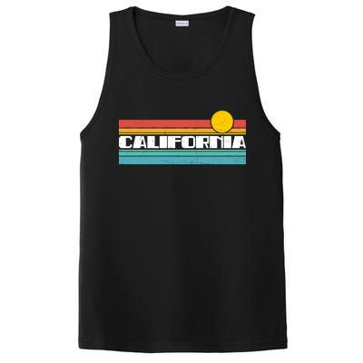 Retro California Stripe Logo PosiCharge Competitor Tank