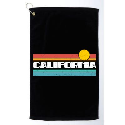 Retro California Stripe Logo Platinum Collection Golf Towel