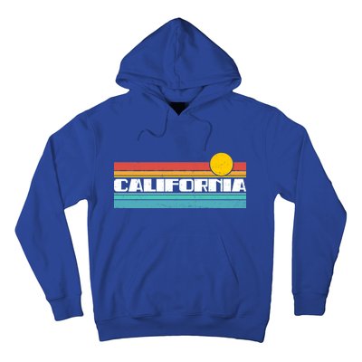 Retro California Stripe Logo Hoodie