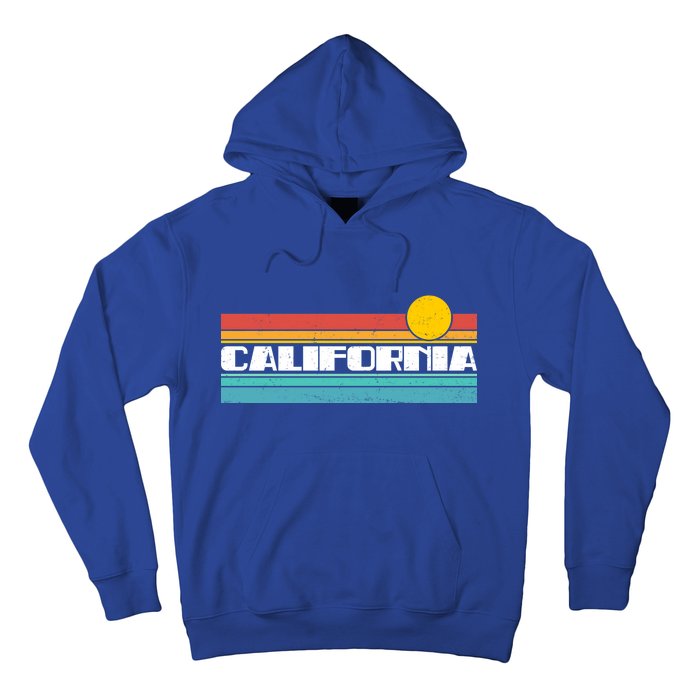 Retro California Stripe Logo Hoodie