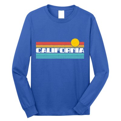 Retro California Stripe Logo Long Sleeve Shirt