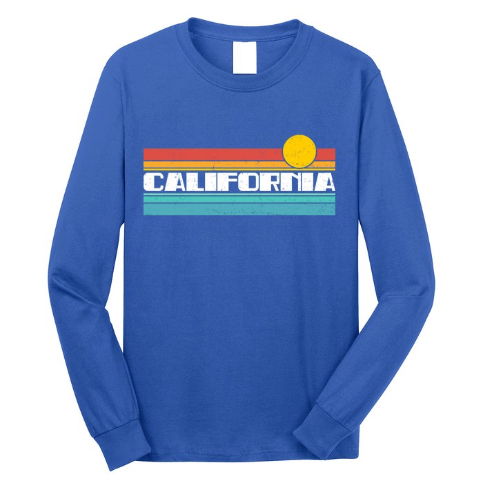 Retro California Stripe Logo Long Sleeve Shirt