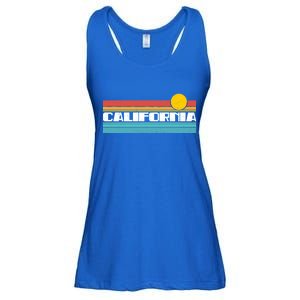 Retro California Stripe Logo Ladies Essential Flowy Tank