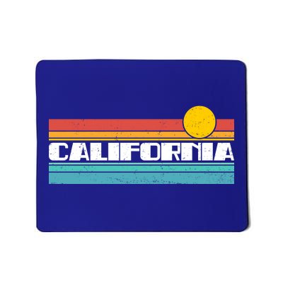 Retro California Stripe Logo Mousepad