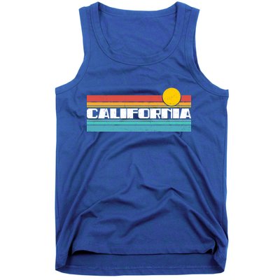 Retro California Stripe Logo Tank Top