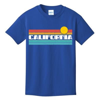 Retro California Stripe Logo Kids T-Shirt