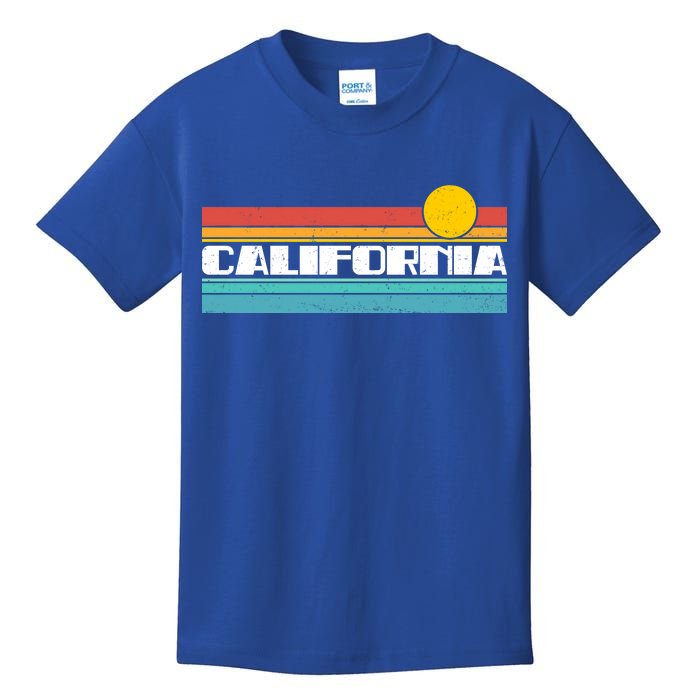 Retro California Stripe Logo Kids T-Shirt