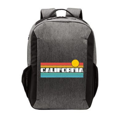 Retro California Stripe Logo Vector Backpack