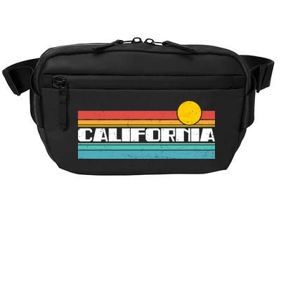 Retro California Stripe Logo Crossbody Pack