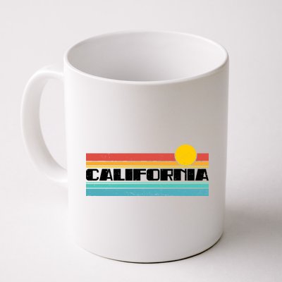 Retro California Stripe Logo Coffee Mug