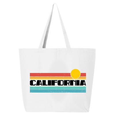 Retro California Stripe Logo 25L Jumbo Tote