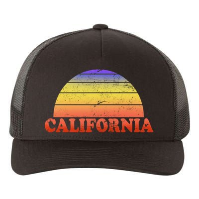 Retro California Sun Yupoong Adult 5-Panel Trucker Hat