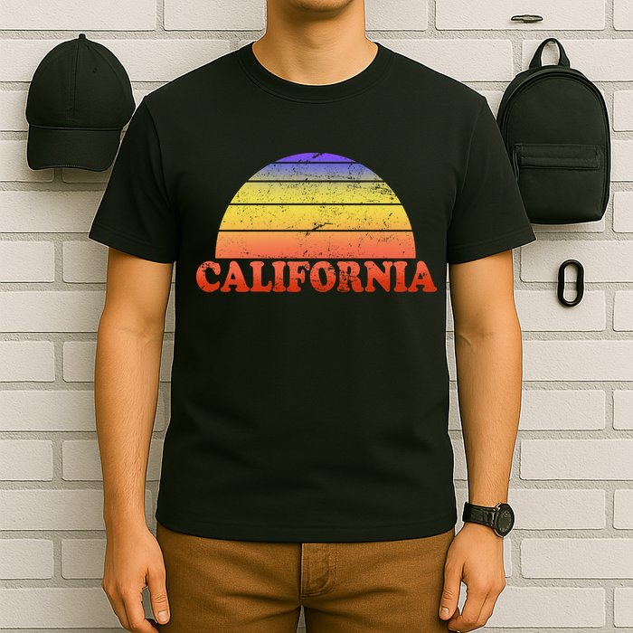Retro California Sun T-Shirt