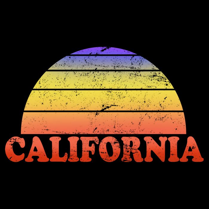 Retro California Sun T-Shirt