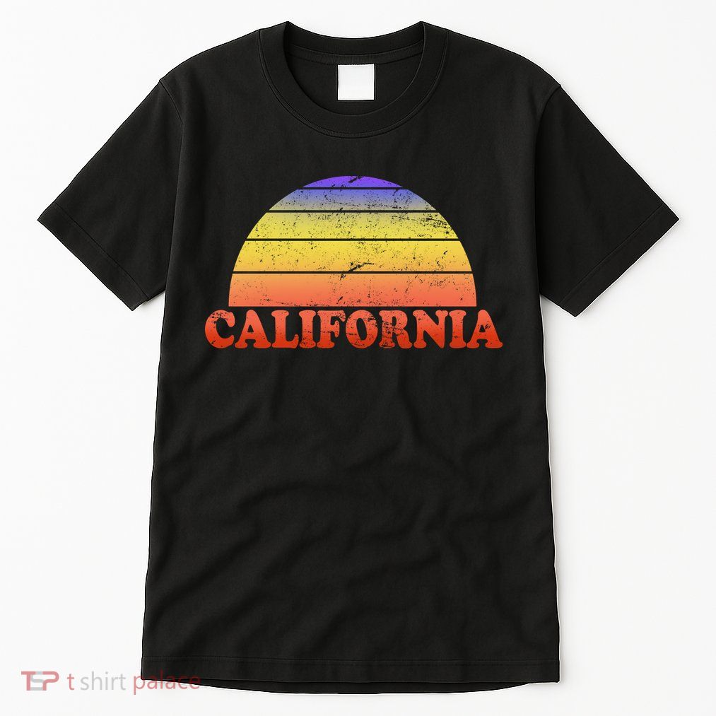 Retro California Sun Tall T-Shirt