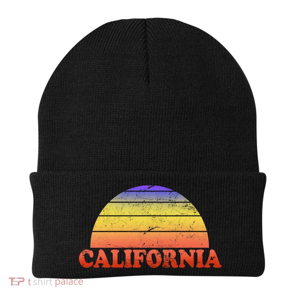 Retro California Sun Beanie
